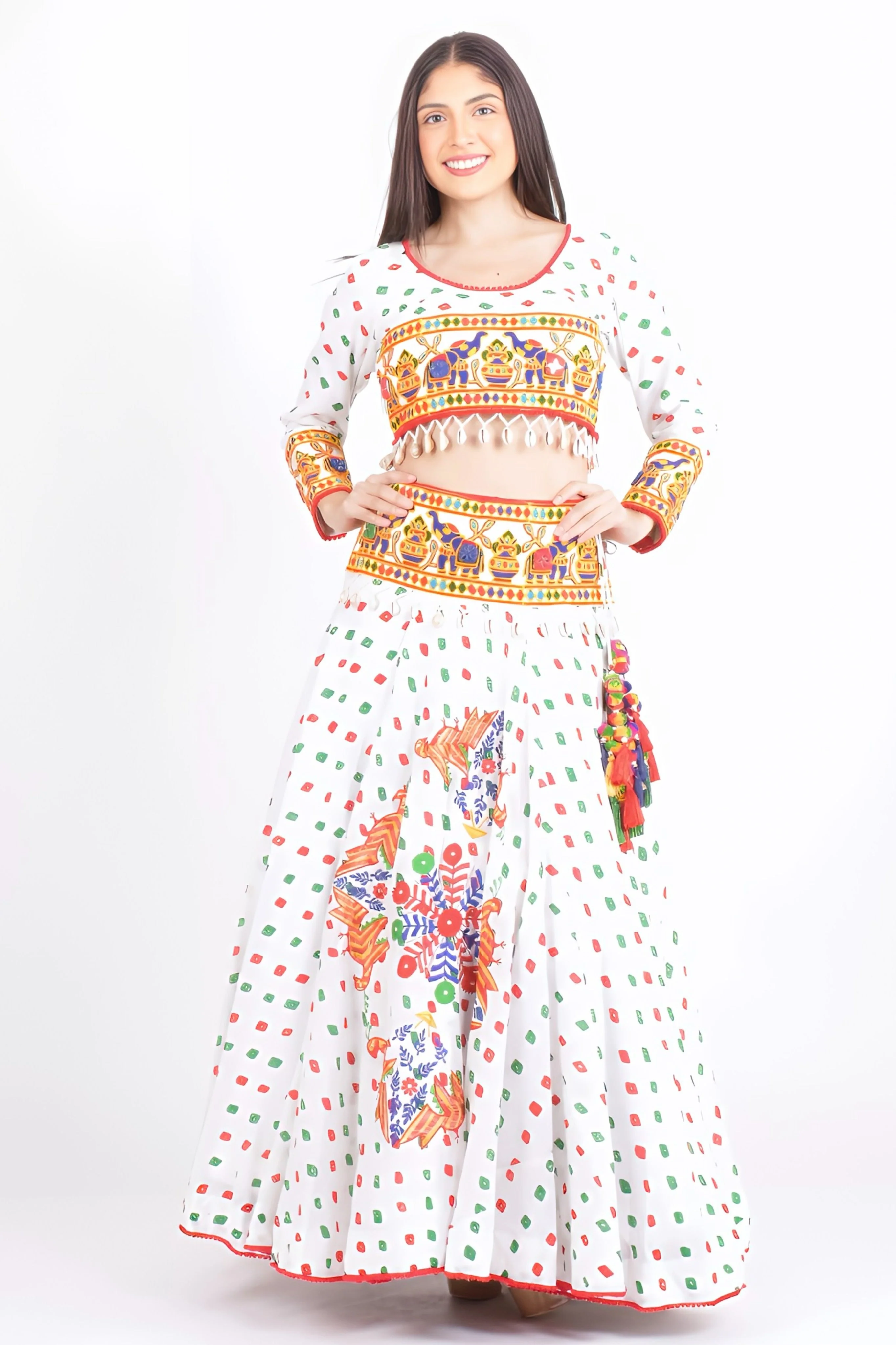 Zehra Bandhani Kutchi Chaniya Choli Set - Image 4