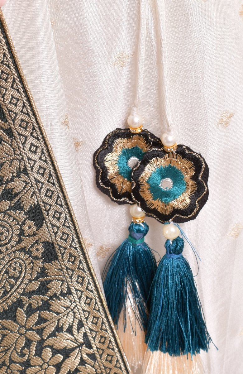 Silk Tie Dye Lehenga Choli Set - Image 8