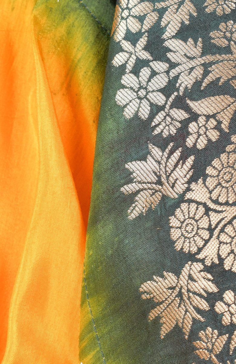 Silk Tie Dye Lehenga Choli Set - Image 9