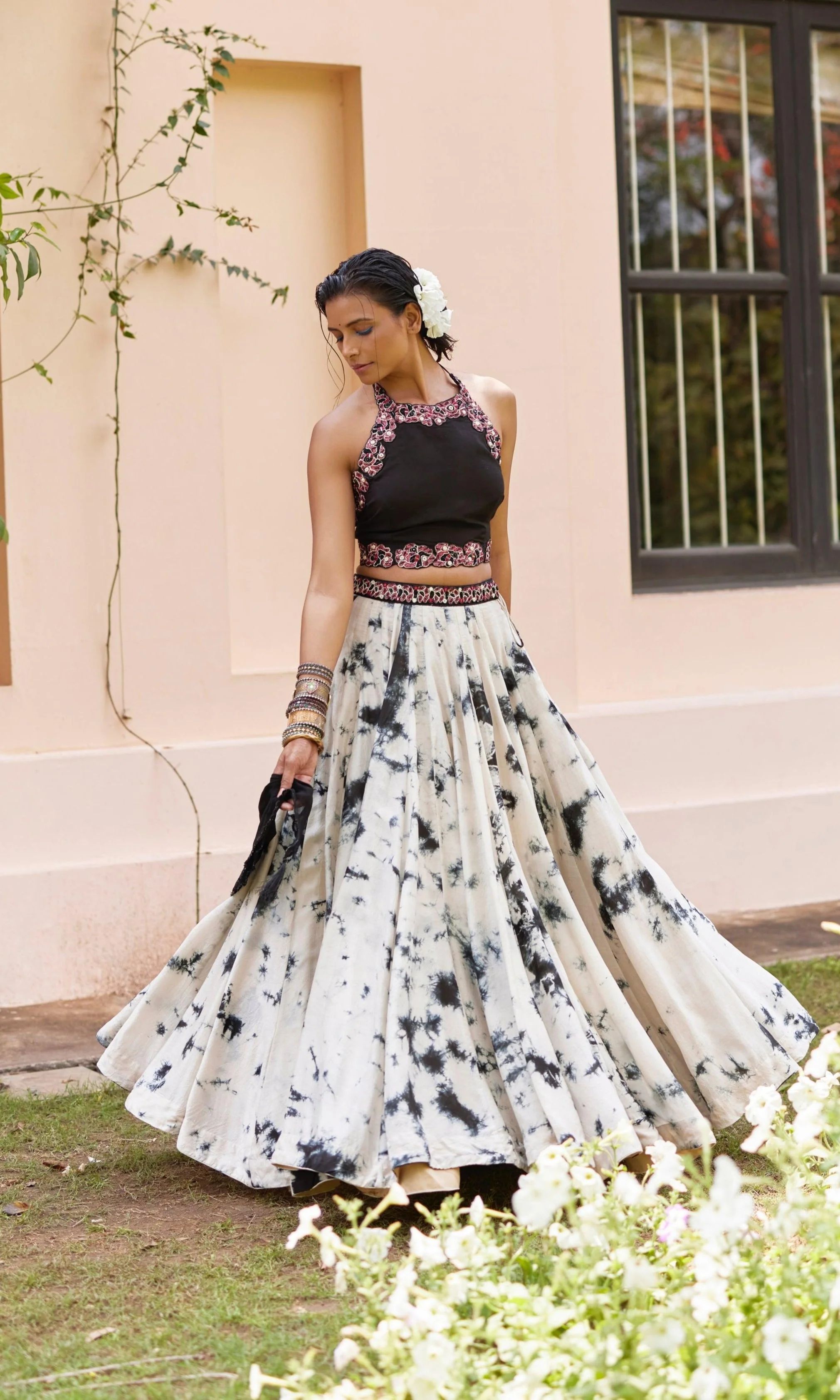 Lehenga with Double Slit