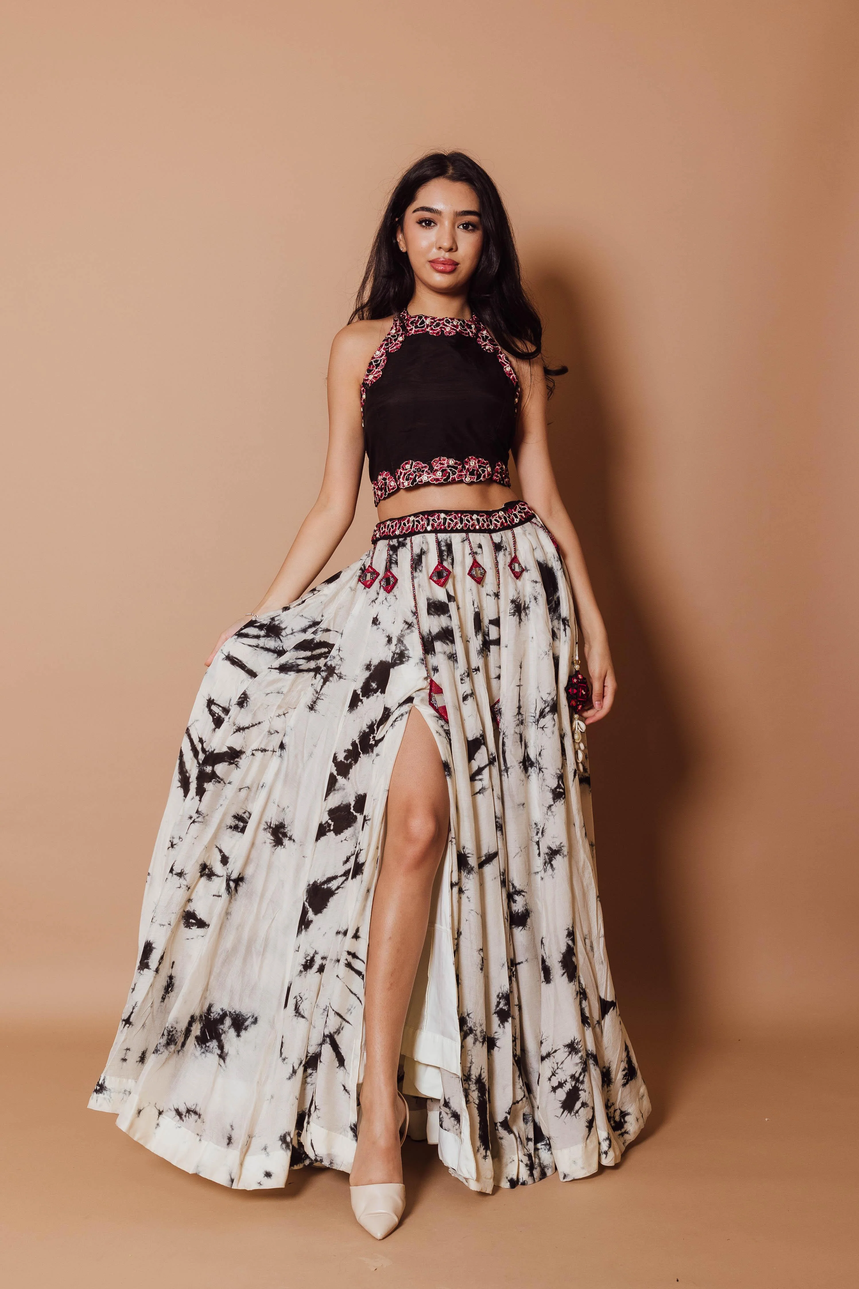 Lehenga with Double Slit - Image 3