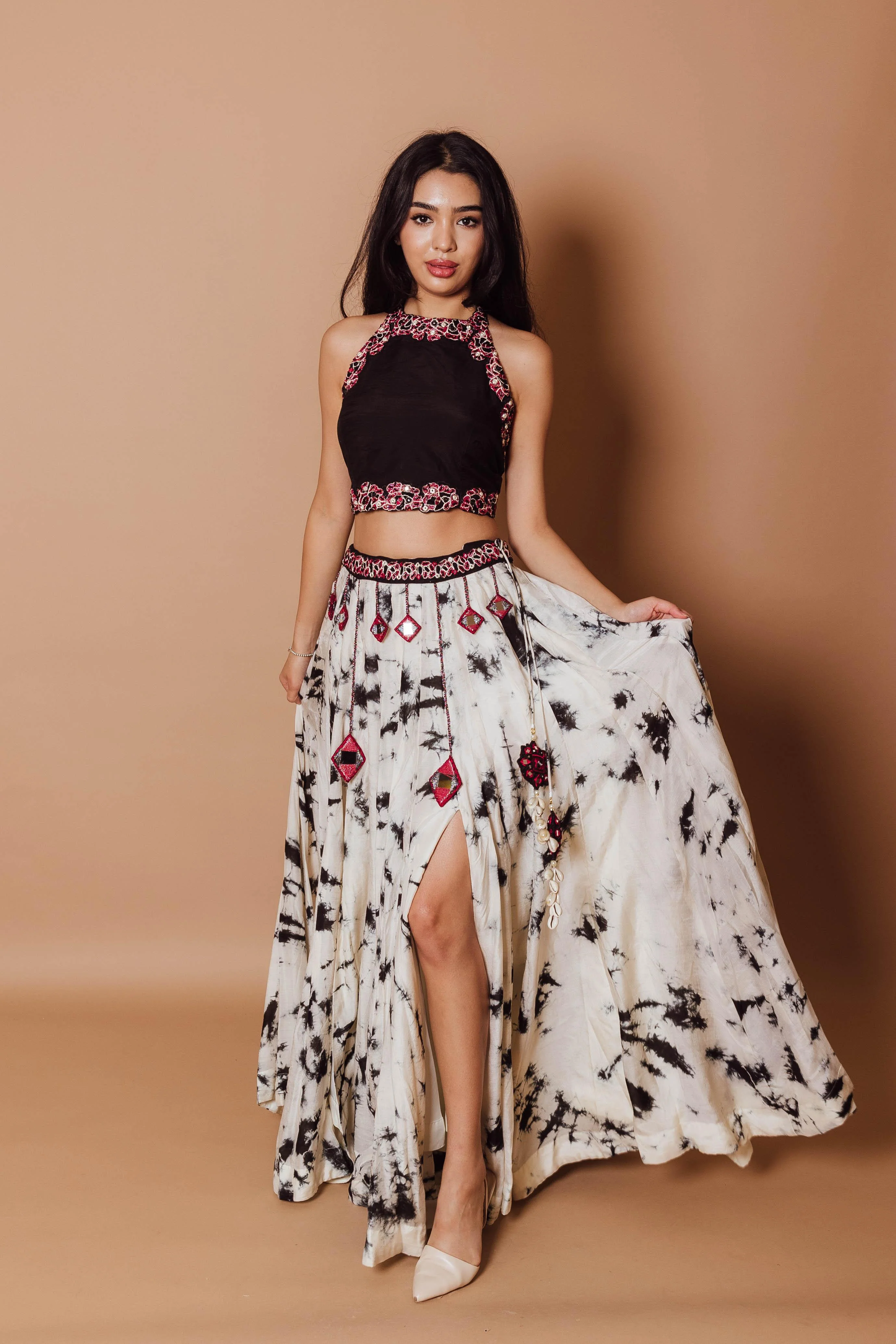 Lehenga with Double Slit - Image 4