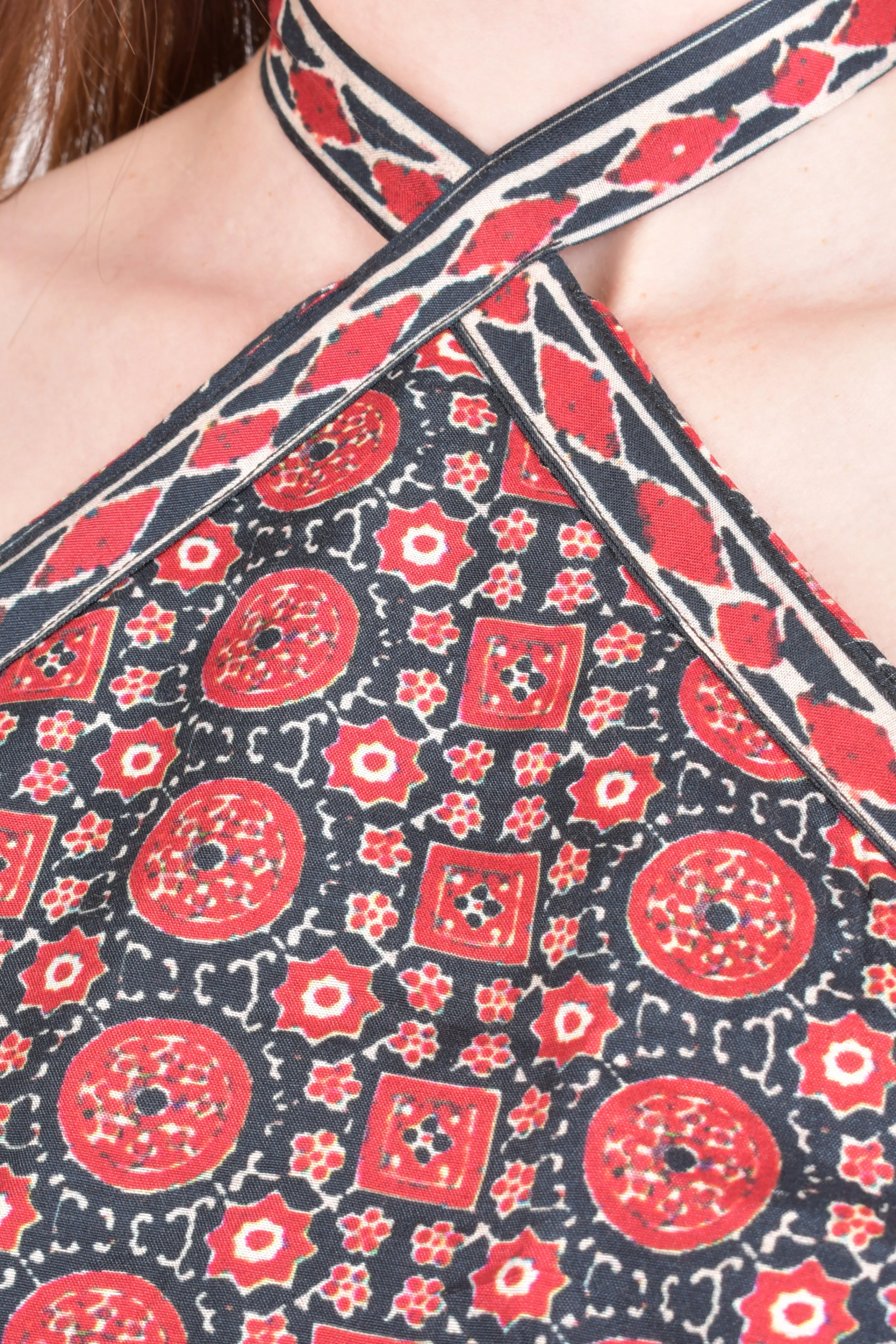 Double Slit Halter Maxi Dress - Image 3