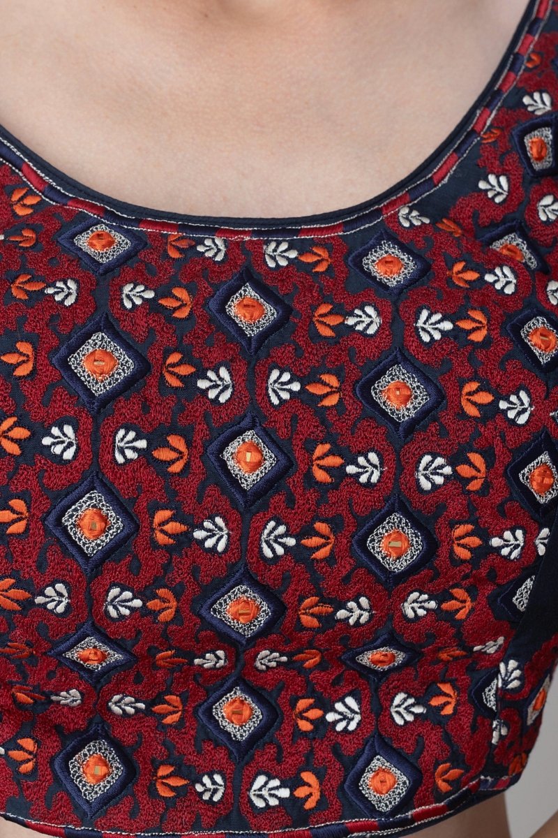 Bandhani & Arakh Print Lehenga Choli - Image 3